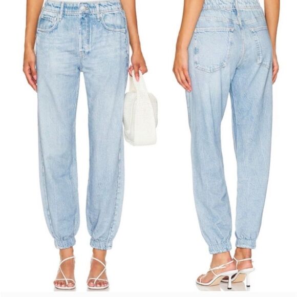 Rag & Bone Miramar Relaxed Faux Denim Jogger Sweatpants Jeans Sz S - Picture 1 of 11